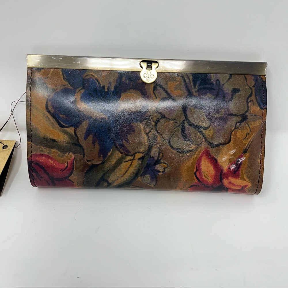 Patricia Nash Women's Cauchy Sienna Sunset Long Wallet Italian Leather